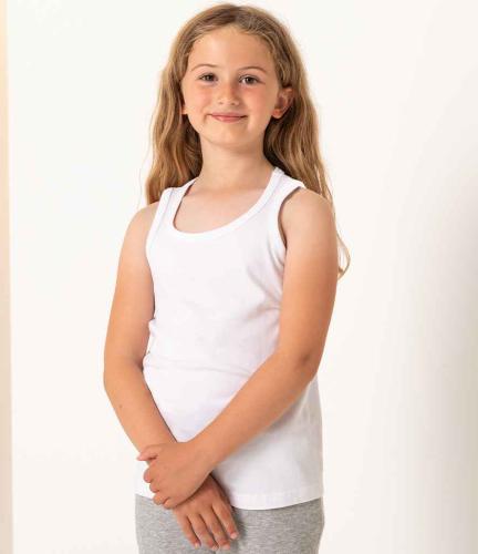 SF Minni Kids Feel Good Stretch Vest - WHI - 45637